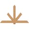 Ekena Millwork Kennewick Timber Gable Bracket, Western Red Cedar, 72"W x 45"H x 5 1/2"D x 5 1/2"F, 15/12 Pitch GBW072X45X0606KEN00SWR - alternate 1